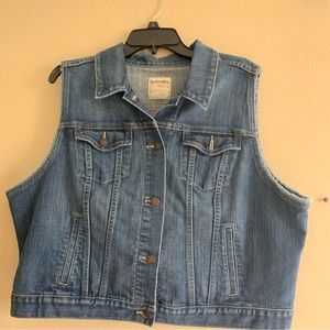 Old navy denim vest